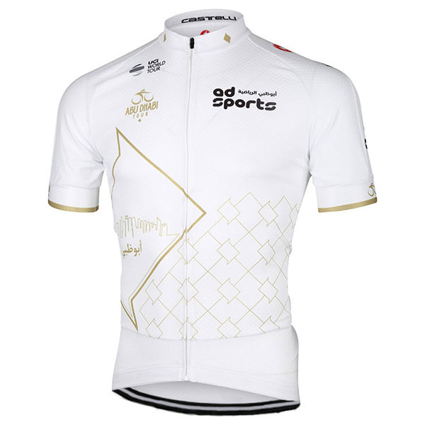 2017 Maglia Abu Dhabi Tour bianco - Clicca l'immagine per chiudere